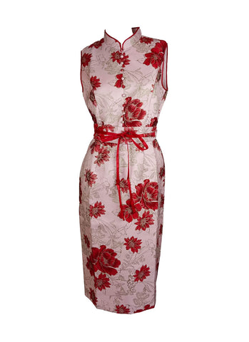 1250007 Silver Embroidery Cheongsam