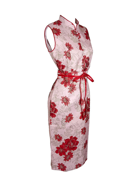 1250007 Silver Embroidery Cheongsam