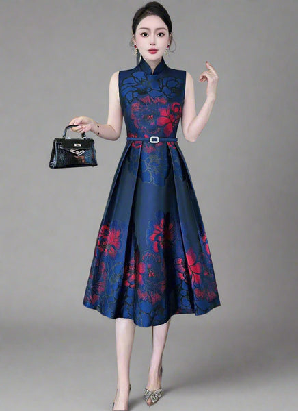 1250008 Mandarin Collar Cheongsam *Last Piece