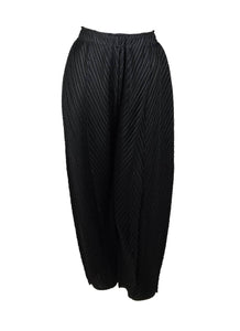 1250022 High Waist Pleated Pants *Black