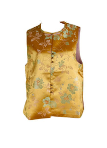 1250031 Jacquard Sleeveless Vest Top