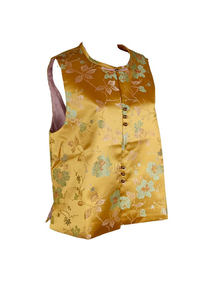 1250031 Jacquard Sleeveless Vest Top