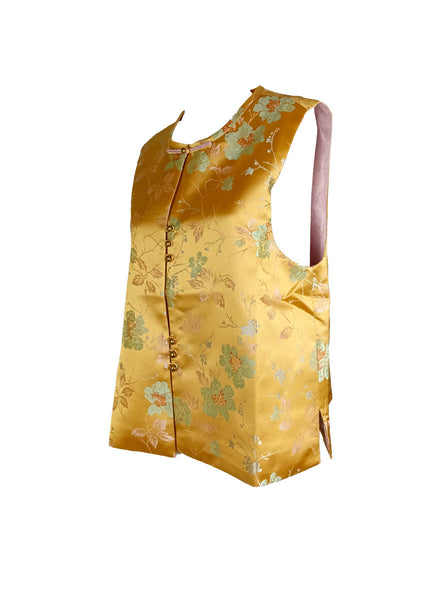 1250031 Jacquard Sleeveless Vest Top