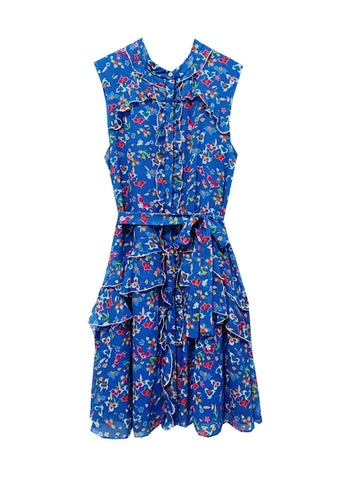 3240018 Trimmed Waist Sleeveless Dress