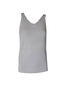 3240033 Sleeveless Knitted Top *Grey