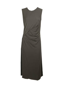 3240061 Round Neck Sleeveless Dress *Grey