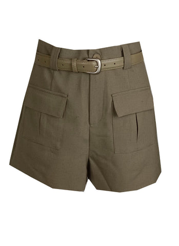 3240074 Front Pocket Shorts *Khaki