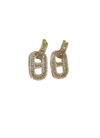 4240009 Diamond Earrings *Gold