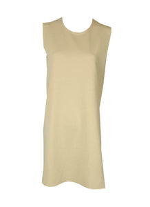 4240018 Sleeveless Vest Dress *Cream