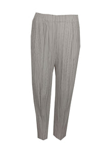 4240030 Side Pocket Pleated Pants *Light Grey