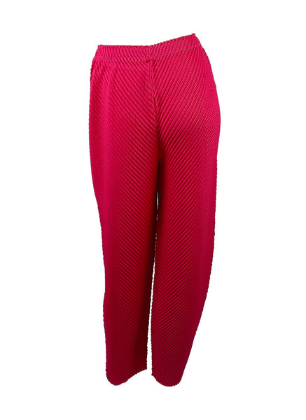 4240048 Side Pocket Pleated Pants *Magenta