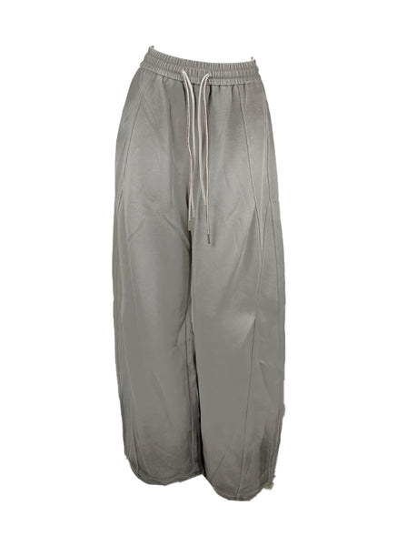 4250003 Wide-Leg Drawstring Sweatpants *Grey