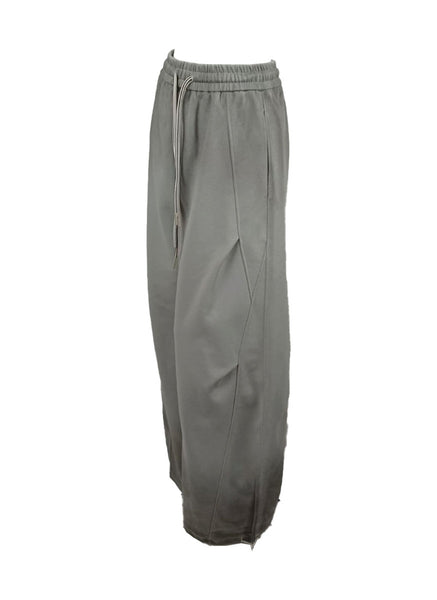 4250003 Wide-Leg Drawstring Sweatpants *Grey