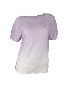4250014 Gradient Color Pleated Top *Purple
