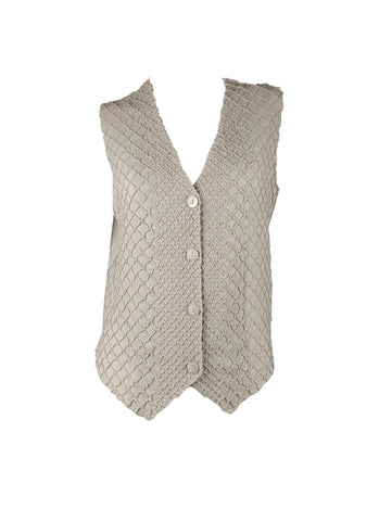 4250019 Sleeveless Pleated Vest Top