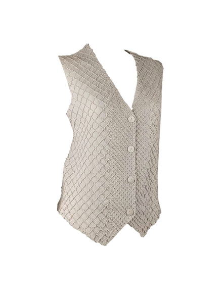 4250019 Sleeveless Pleated Vest Top