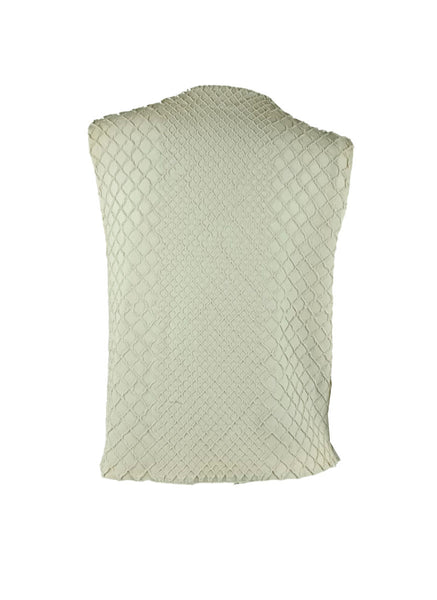 4250019 Sleeveless Pleated Vest Top