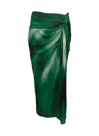 5240016 Silk Slit Skirt *Last Piece