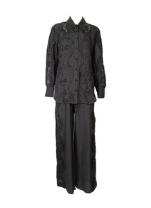 5240025 Embroidered Long Sleeve Top & Pants Set *Last Piece