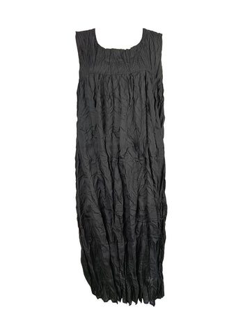 5240026 Loose Sleeveless Dress *Black