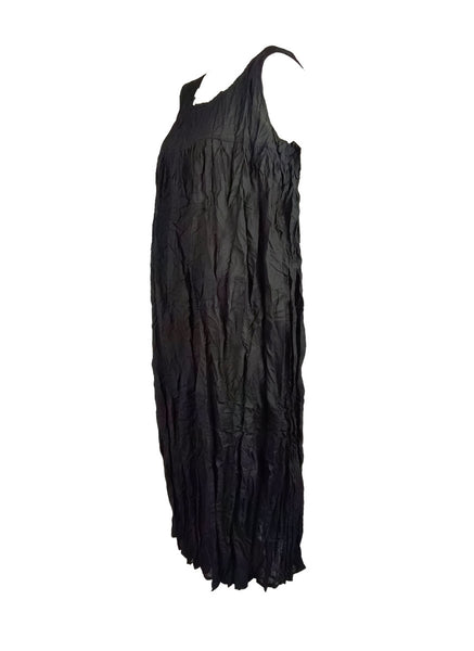 5240026 Loose Sleeveless Dress *Black