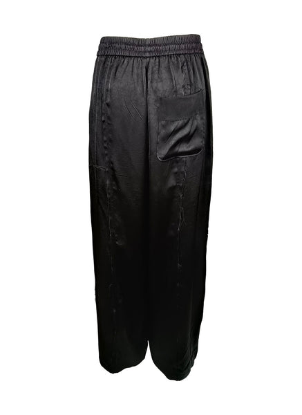 5240029 High Waist Draw String Pants *Black