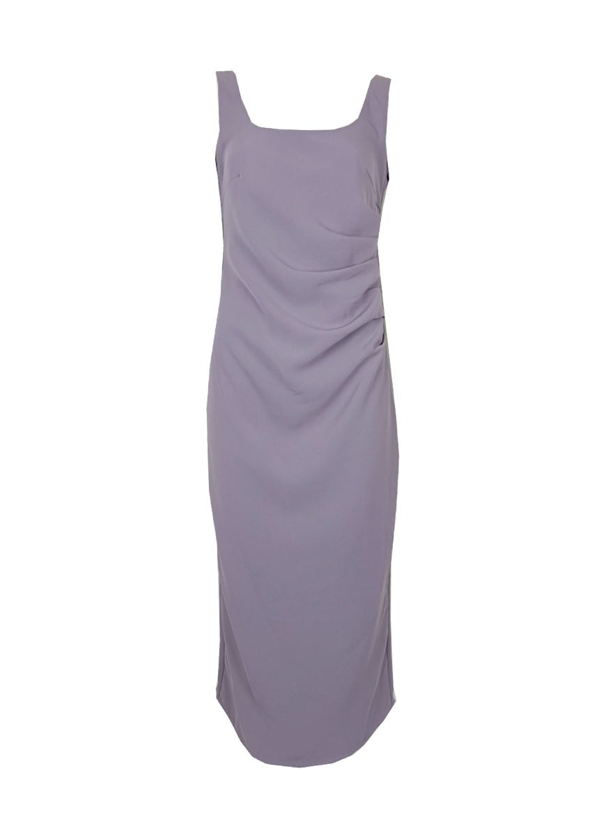 7240004 Shoulders Strap Dress *Purple