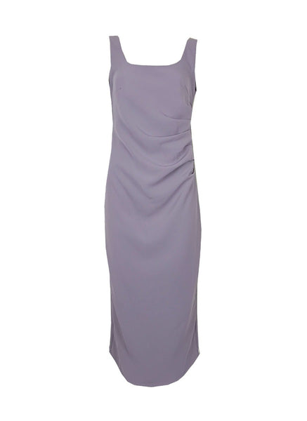 7240004 Shoulders Strap Dress *Purple