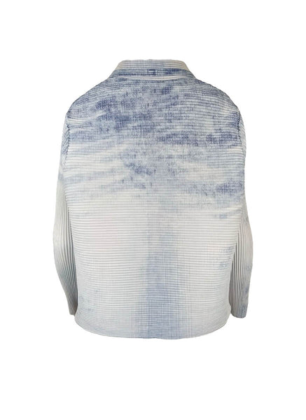 7240011 Tie-Dye Long-Sleeved Pleated Top *Last Piece