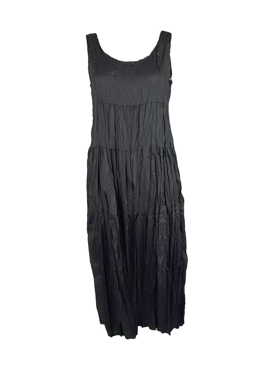 8240007 Loose Sleeveless Dress *Black