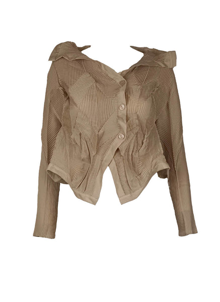 8240044 Irregular Pleats Jacket *Last Piece