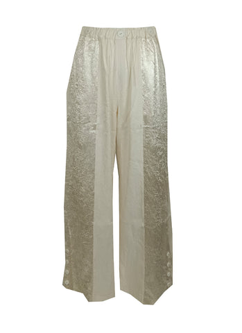 D230027 Wrinkled Pleated Pants *White *Last Piece