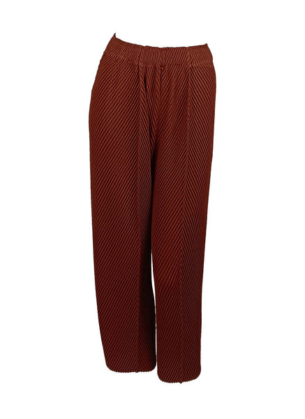 D230033 Pleated Pants *Dark Brown