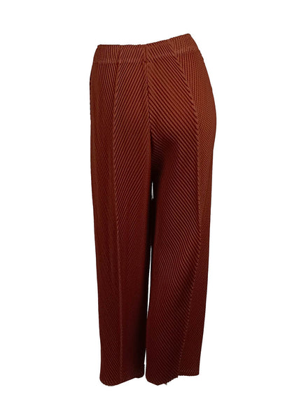 D230033 Pleated Pants *Dark Brown