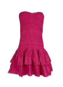 D230037 Strapless Mini Dress *Pink