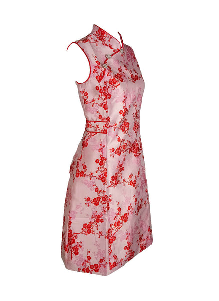 D240008 Floral Emboridery Cheongsam