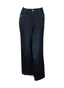 D240049 Pleated Straight Pants *Black