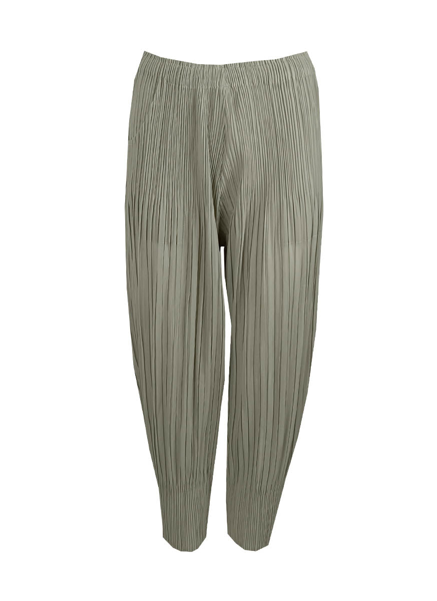 3190069 Pleats Jogger Pants *Light Green