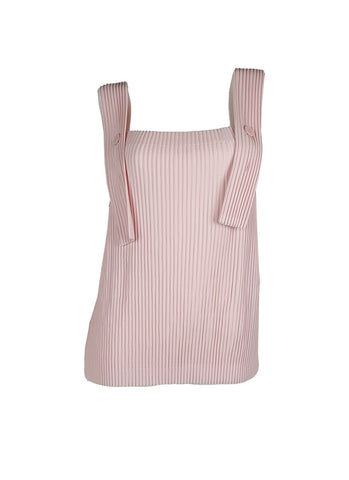 N240023 Square Neck Adjustable Straps Top *Pink