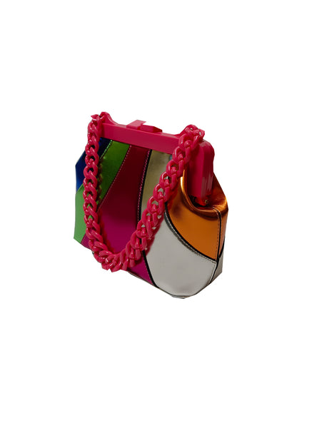 O230039 Multi-Color Bag *Fuchsia
