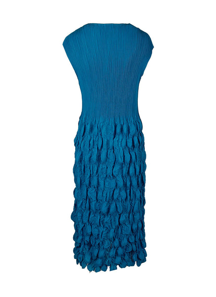 O240002 Bubble Pleated Dress *Blue