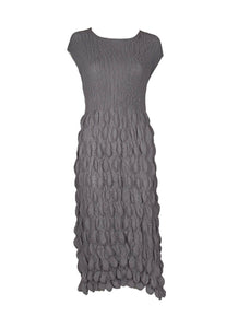 O240002 Bubble Pleated Dress *Grey