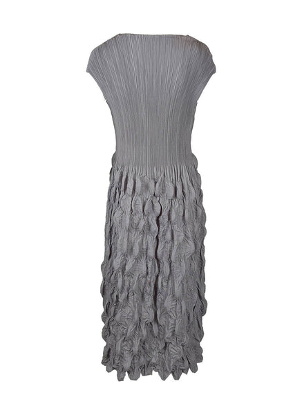 O240002 Bubble Pleated Dress *Grey