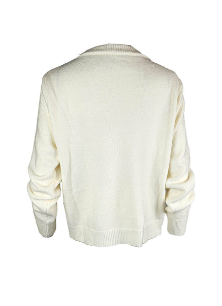 O240024 Knitted Long Sleeve Top *Cream