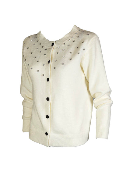 O240024 Knitted Long Sleeve Top *Cream