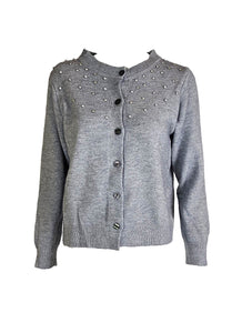 O240024 Knitted Long Sleeve Top *Grey