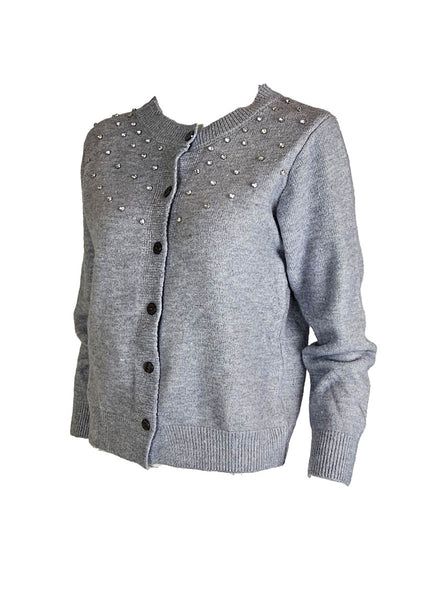 O240024 Knitted Long Sleeve Top *Grey