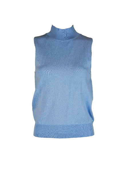 O240034 Knitted 2 Pieces Top Set *Blue