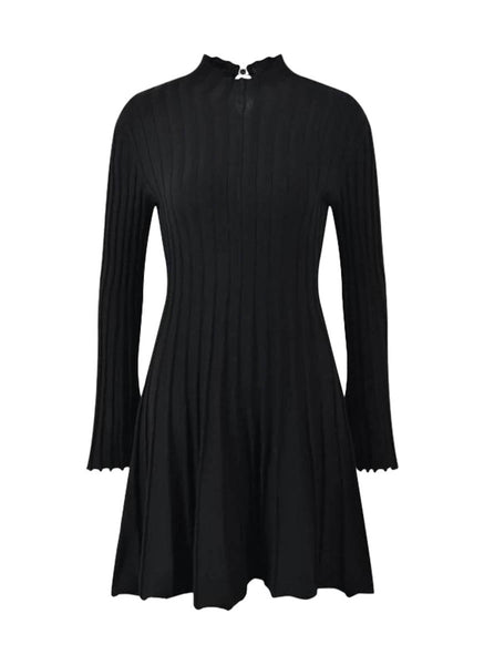 O240041 Long Sleeve Knitted Dress *Last Piece