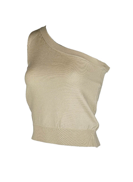 O240050 Knitted 2 Pieces Top Set *Beige